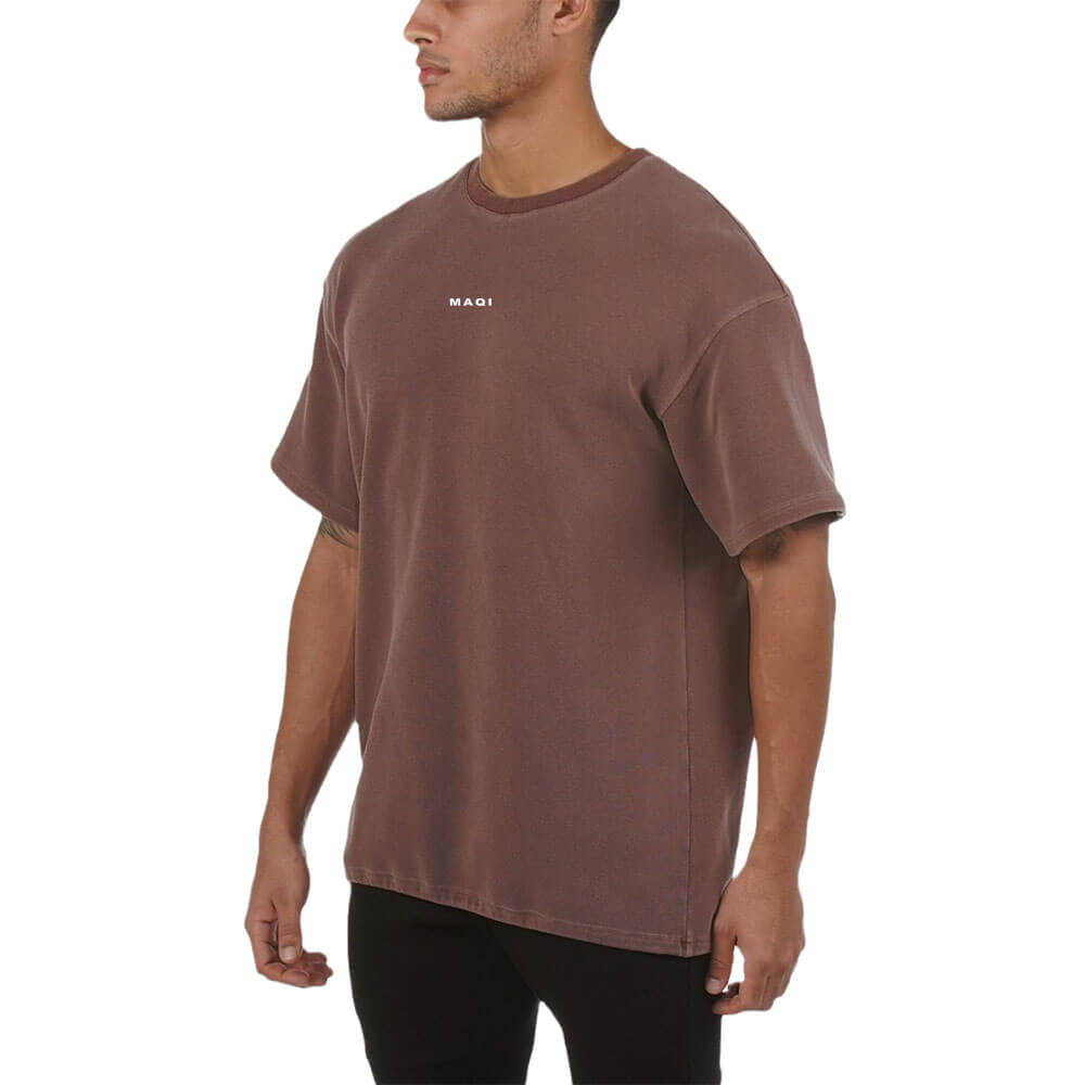 tshirt clothing supplier whole sale customized logo heavyweight t shirt